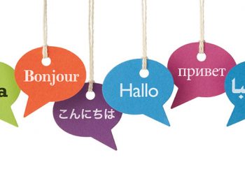 HELLO in eight different languages